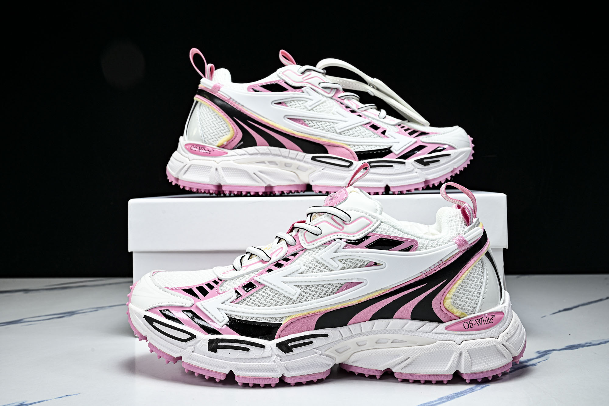 【纯原】OFF WHITE 黑白三箭头登山厚底老爹鞋增高男女运动休闲鞋 尺寸 36 37 38 39 40 41 42 【纯原】OFF WHITE 黑白三箭头登山厚底老爹鞋增高男女运动休闲鞋 尺寸 36 37 38 39 40 41 42