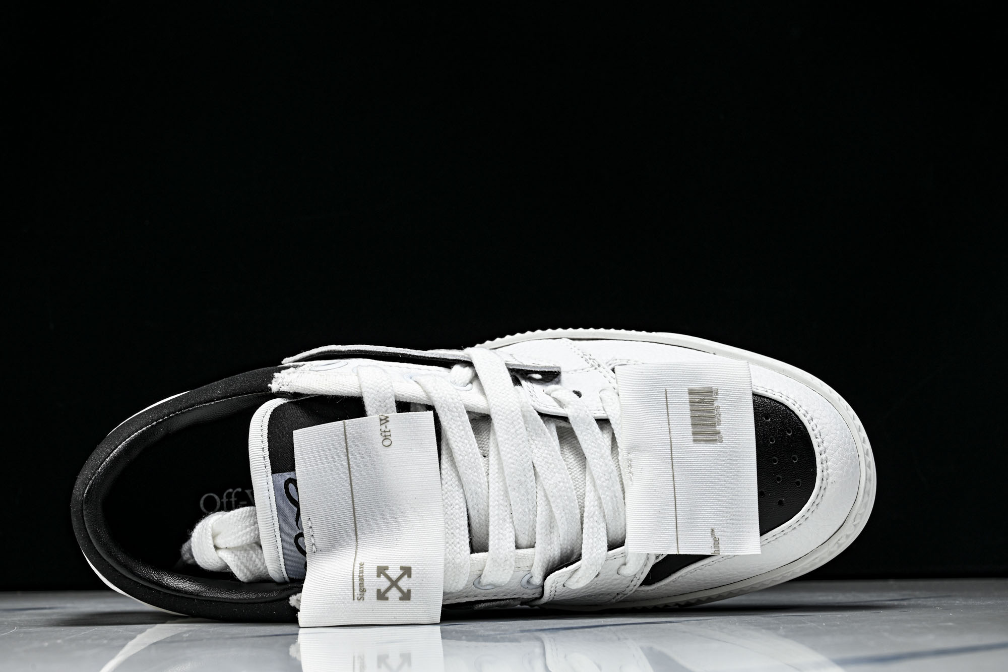 【纯原】OFF-WHITE Out Of Office 3.0 Court 箭头板鞋 小牛鞋休闲运动鞋_2 尺寸 36 