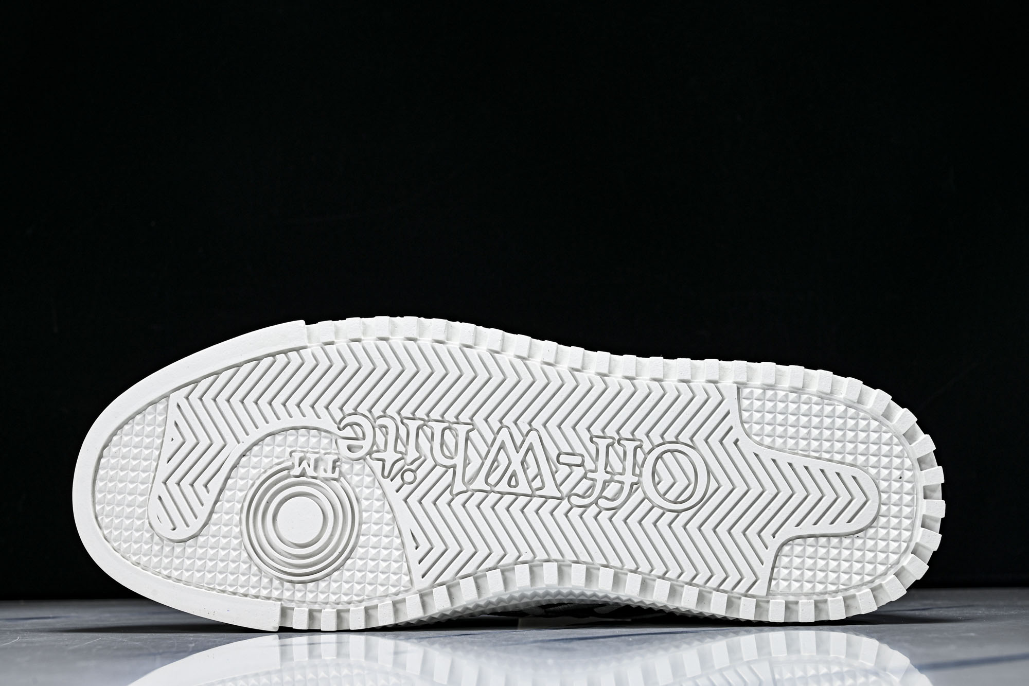 【纯原】OFF-WHITE Out Of Office 3.0 Court 箭头板鞋 小牛鞋休闲运动鞋_2 尺寸 36 
