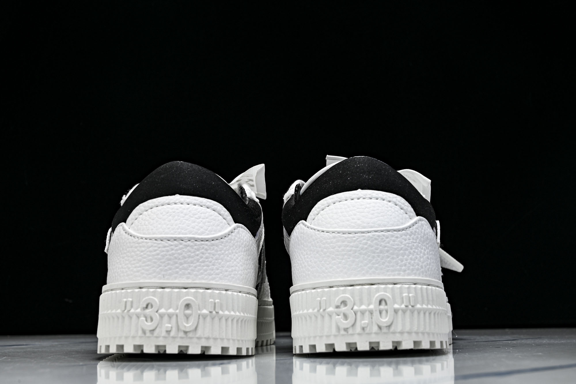 【纯原】OFF-WHITE Out Of Office 3.0 Court 箭头板鞋 小牛鞋休闲运动鞋_2 尺寸 36 