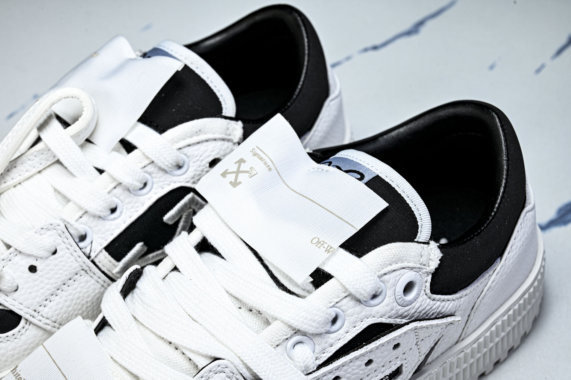 【纯原】OFF-WHITE Out Of Office 3.0 Court 箭头板鞋 小牛鞋休闲运动鞋_2 尺寸 36 