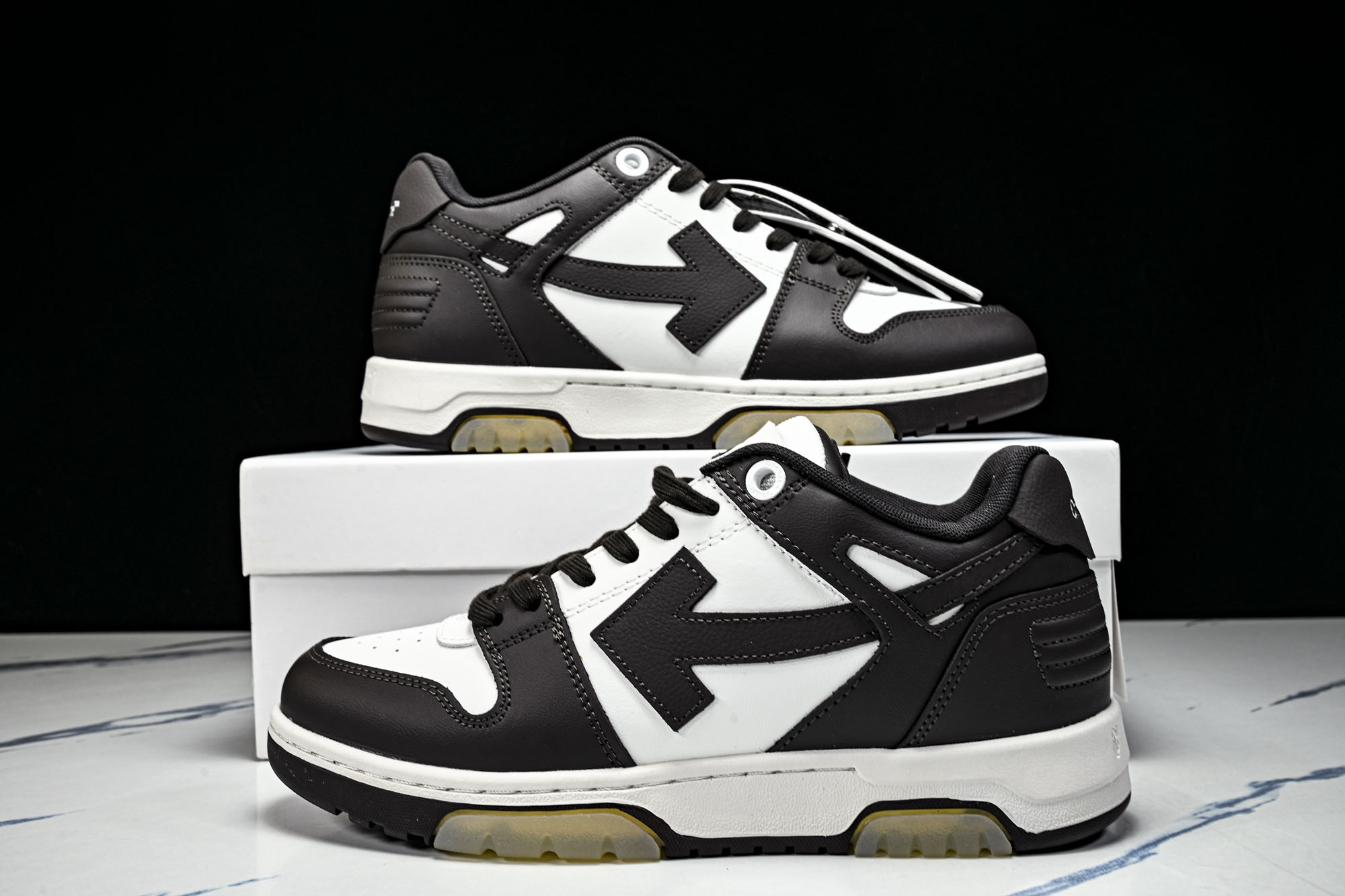 【纯原】OFF-WHITE Out Of Office 箭头板鞋 小牛鞋休闲运动鞋33 尺寸 36 37 38 39 4