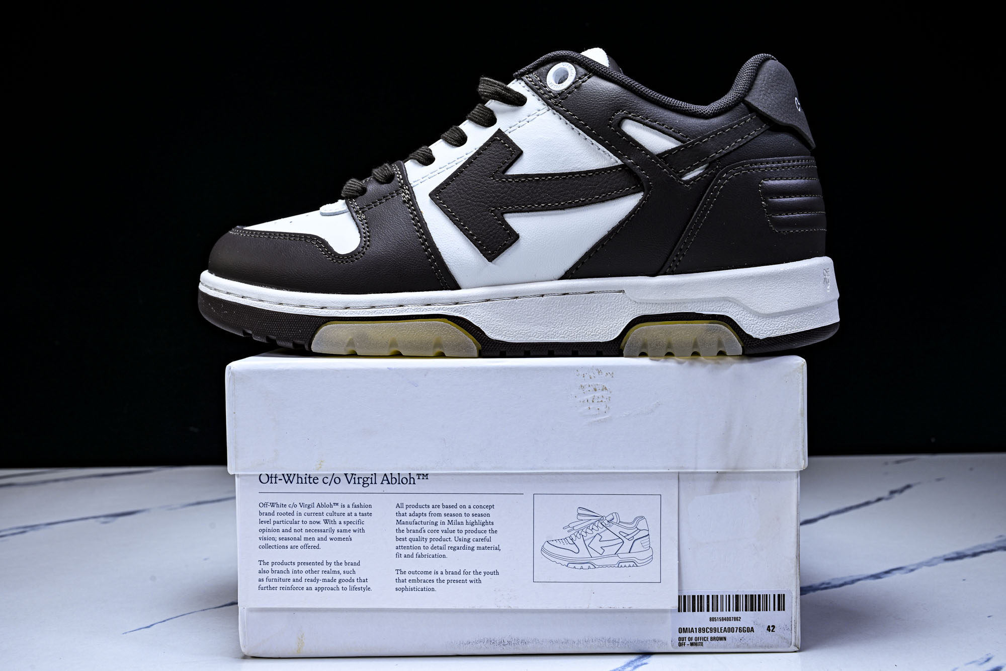 【纯原】OFF-WHITE Out Of Office 箭头板鞋 小牛鞋休闲运动鞋33 尺寸 36 37 38 39 4