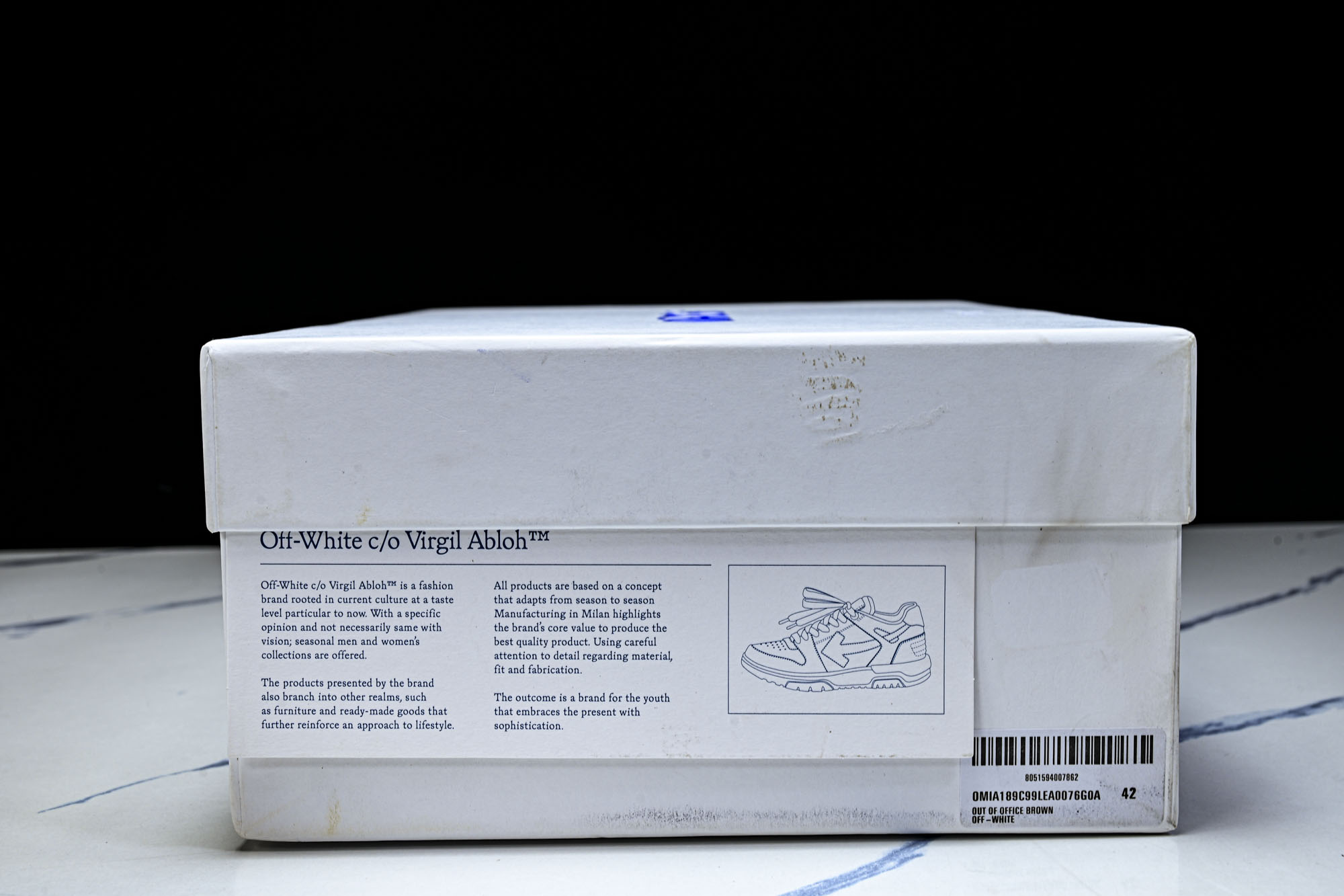 【纯原】OFF-WHITE Out Of Office 箭头板鞋 小牛鞋休闲运动鞋33 尺寸 36 37 38 39 4