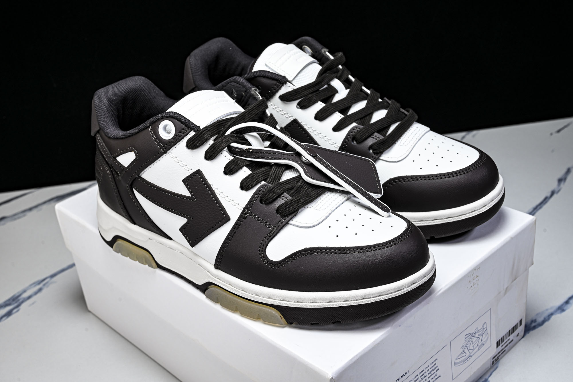 【纯原】OFF-WHITE Out Of Office 箭头板鞋 小牛鞋休闲运动鞋33 尺寸 36 37 38 39 4