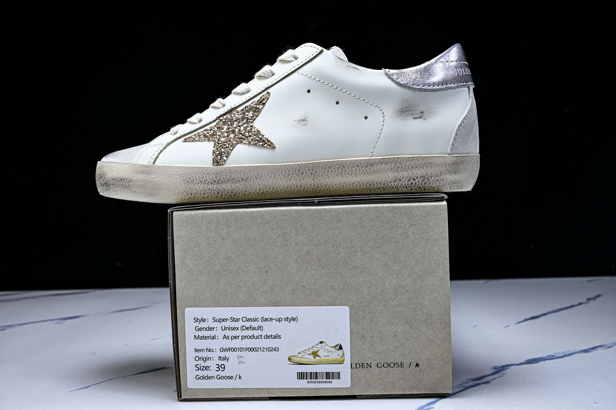 GGDB Golden Goose Super Star 芯片版 低帮休闲板鞋 小脏鞋_4 码数36 37 38 39 GGDB Golden Goose Super Star 芯片版 低帮休闲板鞋 小脏鞋_4 码数36 37 38 39