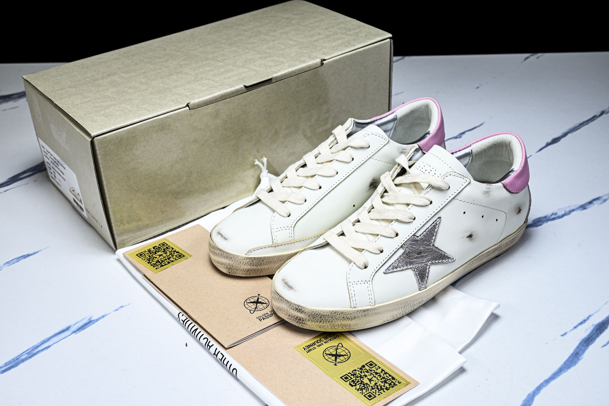 GGDB Golden Goose Super Star 芯片版 低帮休闲板鞋 小脏鞋_6 码数36 37 38 39 GGDB Golden Goose Super Star 芯片版 低帮休闲板鞋 小脏鞋_6 码数36 37 38 39