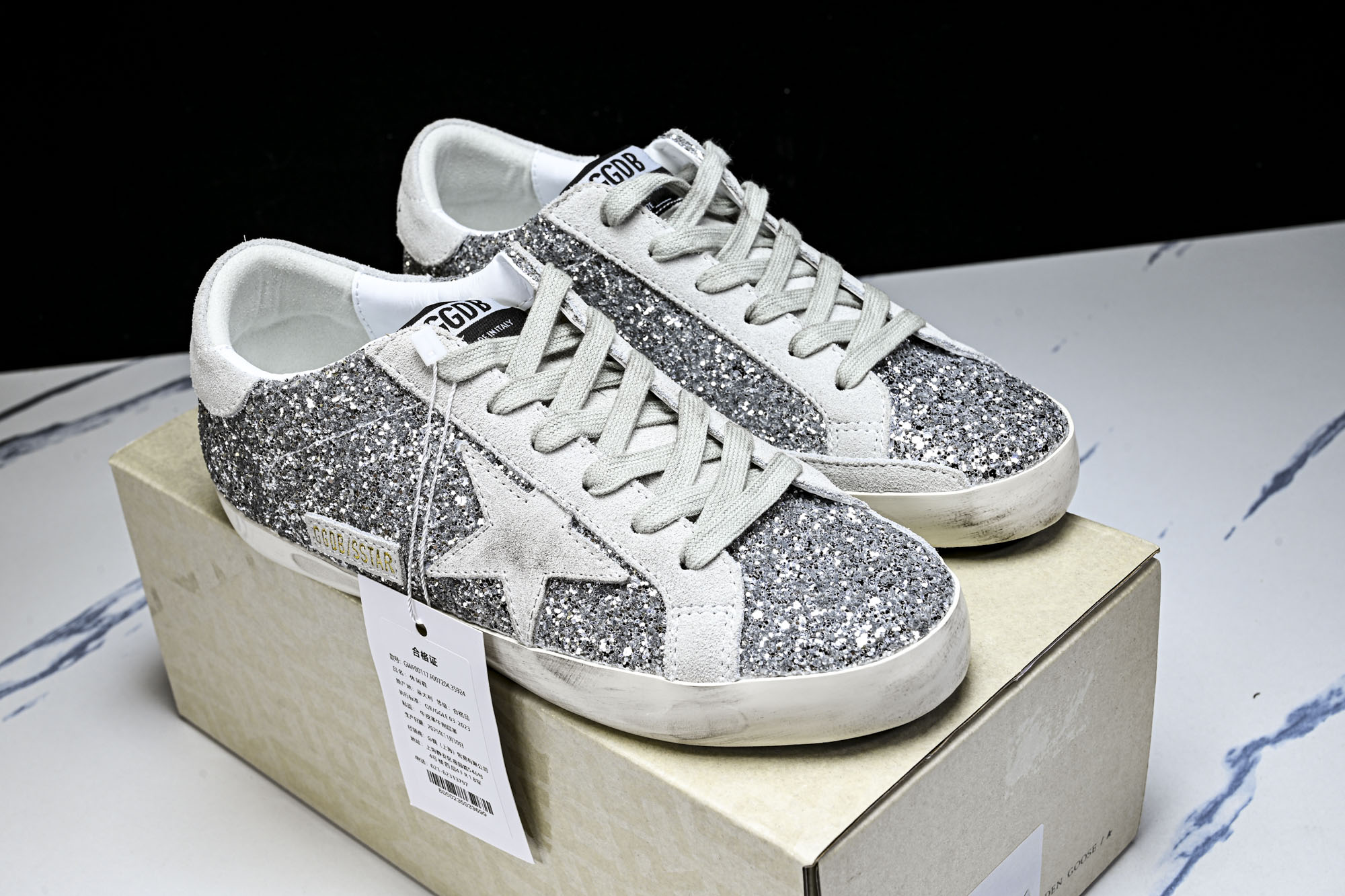 GGDB Golden Goose Super Star 芯片版 低帮休闲板鞋 小脏鞋_7 码数36 37 38 39 
