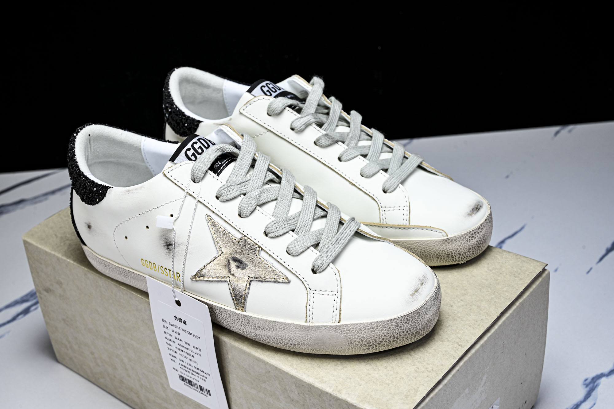 GGDB Golden Goose Super Star 芯片版 低帮休闲板鞋 小脏鞋_8 码数36 37 38 39 GGDB Golden Goose Super Star 芯片版 低帮休闲板鞋 小脏鞋_8 码数36 37 38 39