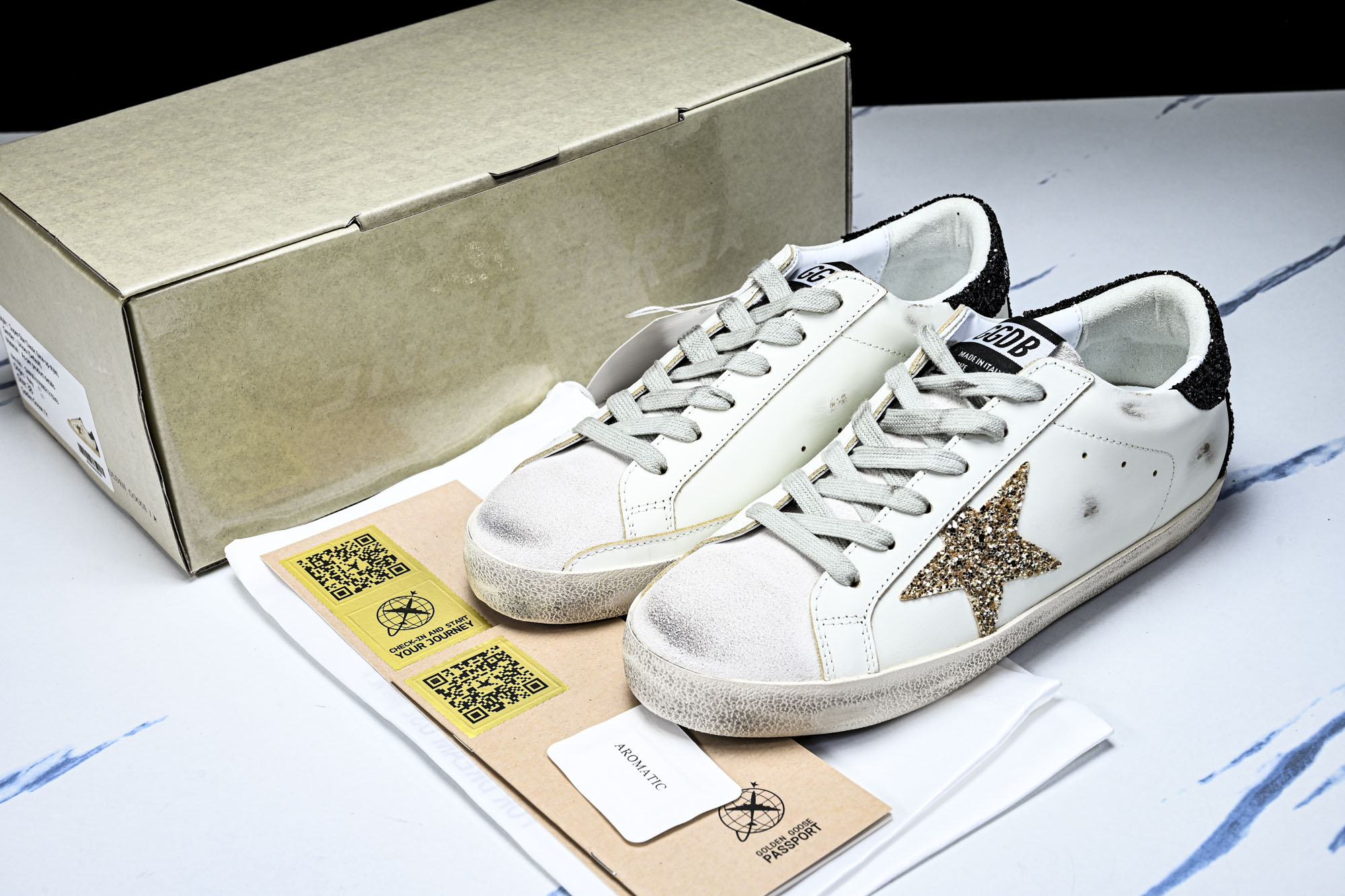 GGDB Golden Goose Super Star 芯片版 低帮休闲板鞋 小脏鞋_9 码数36 37 38 39 