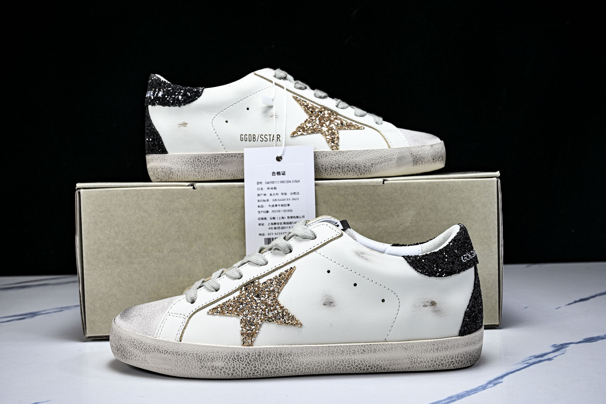 GGDB Golden Goose Super Star 芯片版 低帮休闲板鞋 小脏鞋_9 码数36 37 38 39 