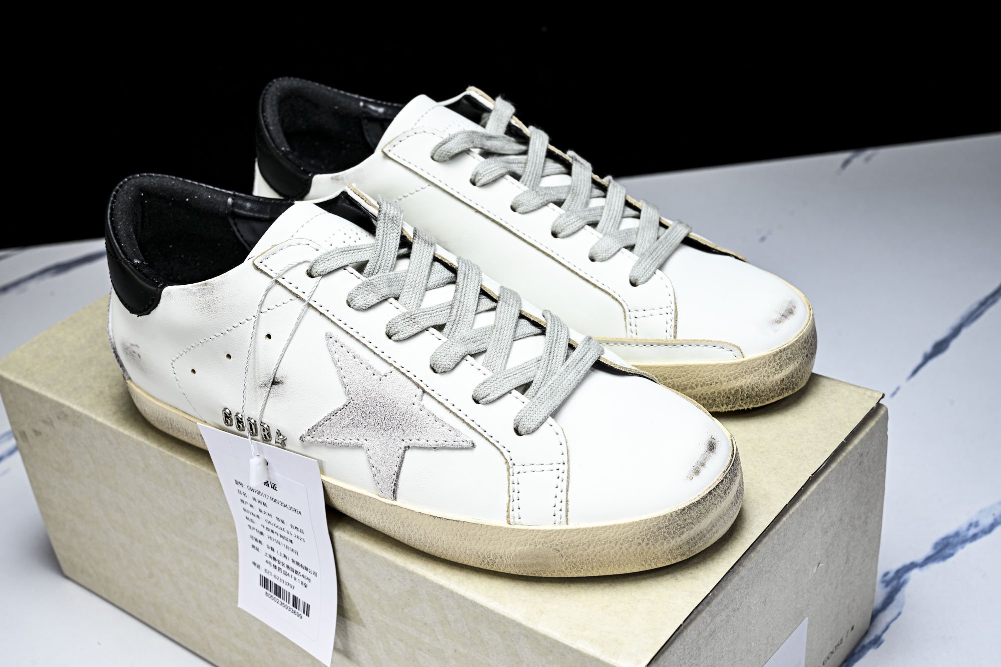 GGDB Golden Goose Super Star 芯片版 低帮休闲板鞋 小脏鞋_10 码数36 37 38 39 GGDB Golden Goose Super Star 芯片版 低帮休闲板鞋 小脏鞋_10 码数36 37 38 39