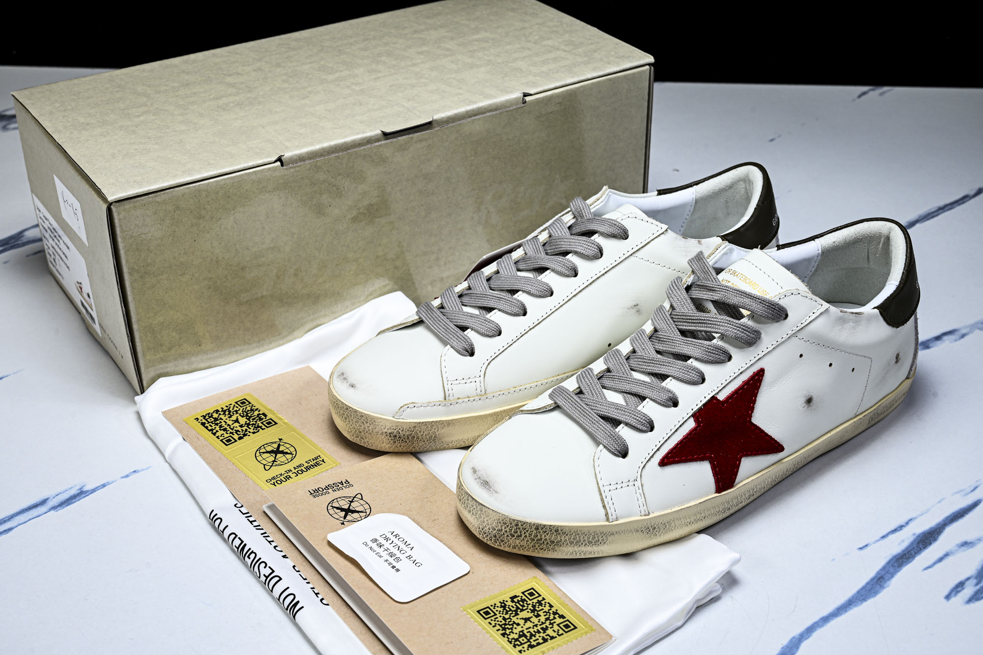 GGDB Golden Goose Super Star 芯片版 低帮休闲板鞋 小脏鞋_13 码数 40 41 42 4 GGDB Golden Goose Super Star 芯片版 低帮休闲板鞋 小脏鞋_13 码数 40 41 42 4