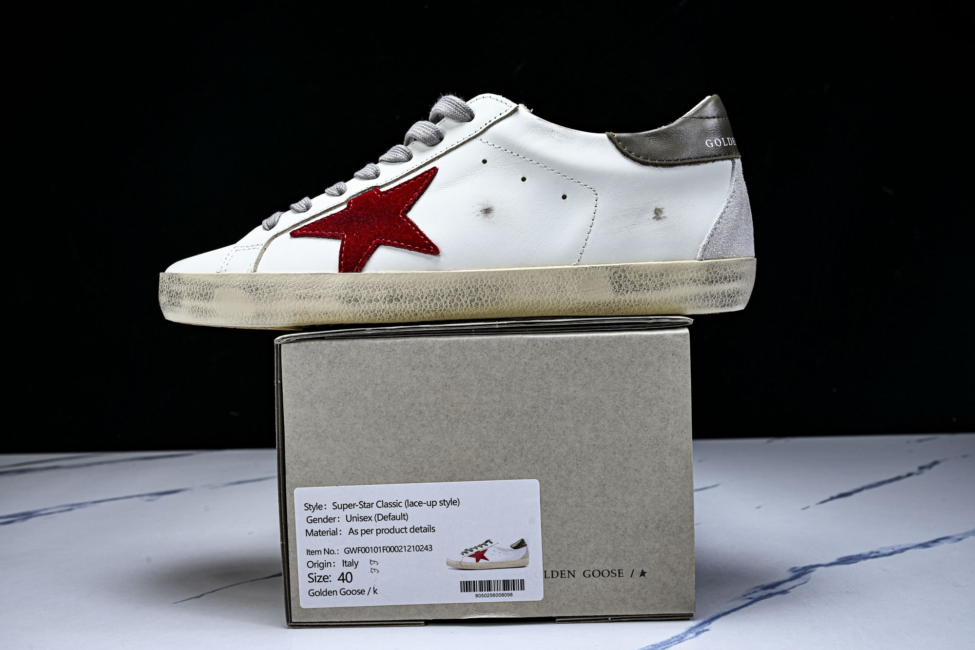 GGDB Golden Goose Super Star 芯片版 低帮休闲板鞋 小脏鞋_13 码数 40 41 42 4 GGDB Golden Goose Super Star 芯片版 低帮休闲板鞋 小脏鞋_13 码数 40 41 42 4