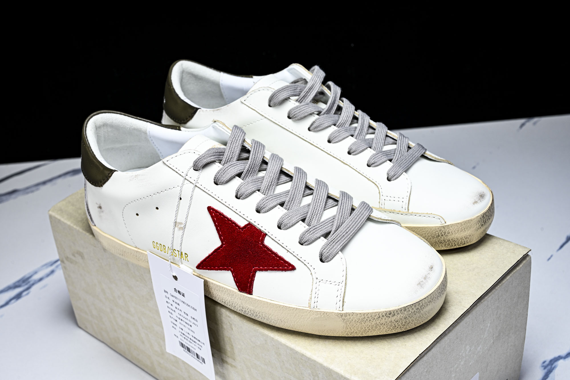 GGDB Golden Goose Super Star 芯片版 低帮休闲板鞋 小脏鞋_13 码数 40 41 42 4 GGDB Golden Goose Super Star 芯片版 低帮休闲板鞋 小脏鞋_13 码数 40 41 42 4
