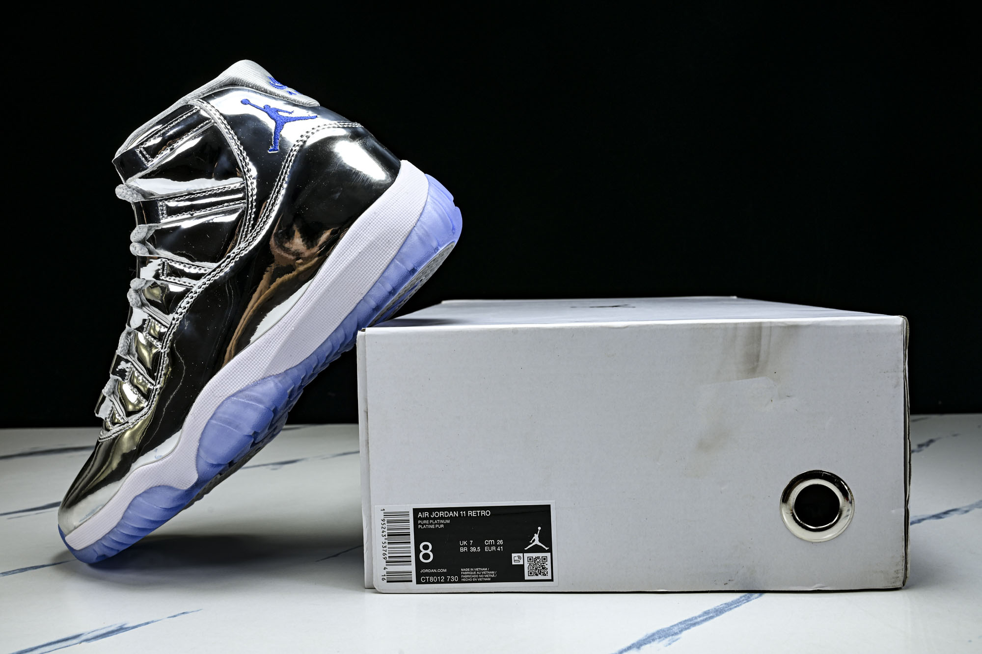 Air Jordan 11 Retro AJ11 乔11伦纳德 液态银 CT8012-730 尺码40 40.5 41 Air Jordan 11 Retro AJ11 乔11伦纳德 液态银 CT8012-730 尺码40 40.5 41
