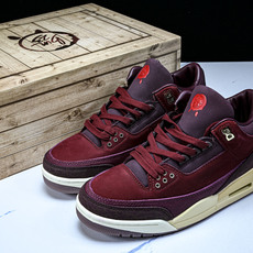 Air Jordan 3 “Bin 23”AJ3酒红色限量复古低帮篮球鞋IO7744-600 尺码 36 36.5 37 Air Jordan 3 “Bin 23”AJ3酒红色限量复古低帮篮球鞋IO7744-600 尺码 36 36.5 37