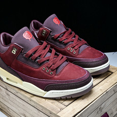 Air Jordan 3 “Bin 23”AJ3酒红色限量复古低帮篮球鞋IO7744-600 尺码 36 36.5 37 Air Jordan 3 “Bin 23”AJ3酒红色限量复古低帮篮球鞋IO7744-600 尺码 36 36.5 37