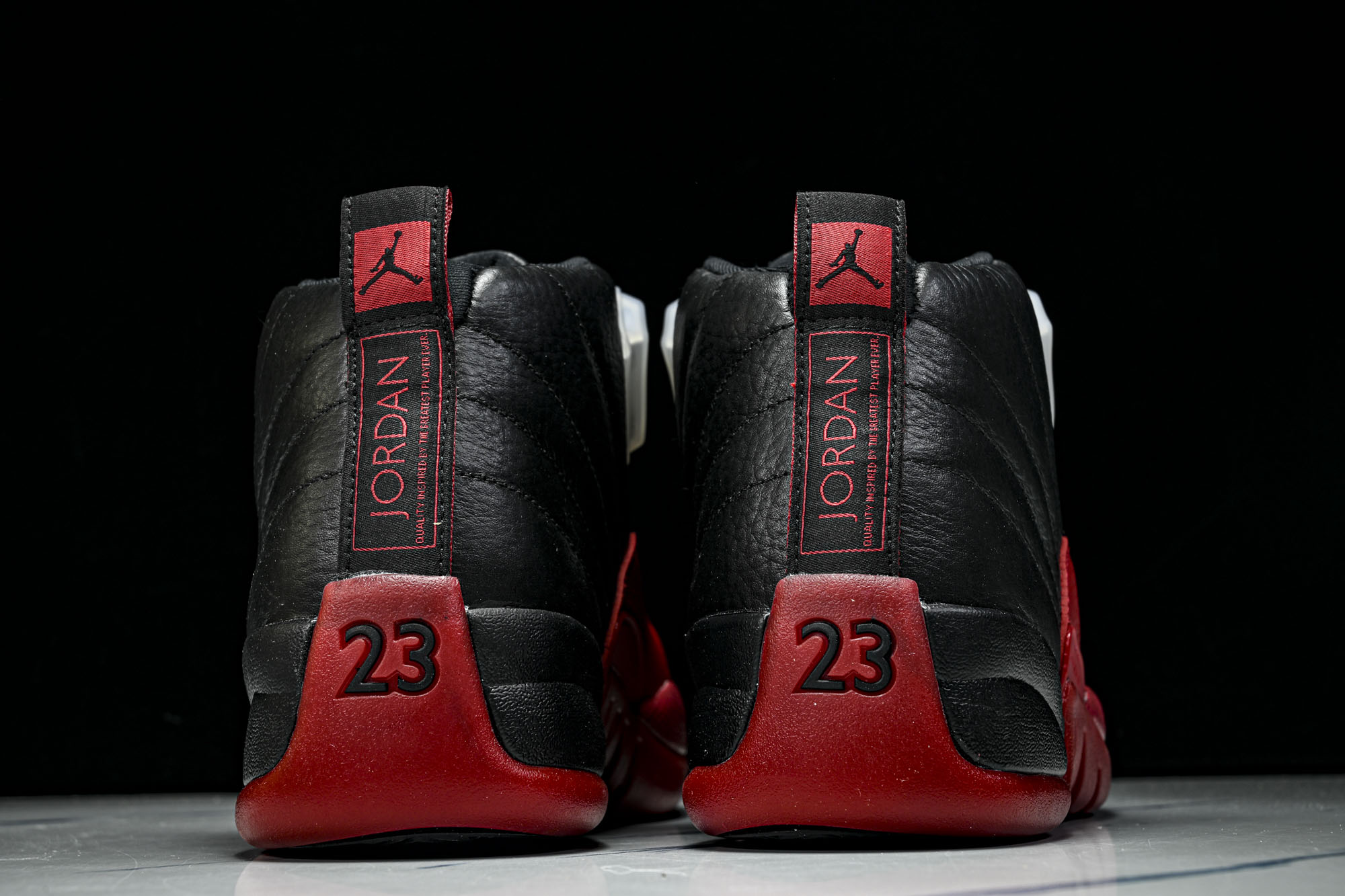 Air Jordan 12 Retro _Black and Varsity Red_ AJ12 乔12黑红 CT801