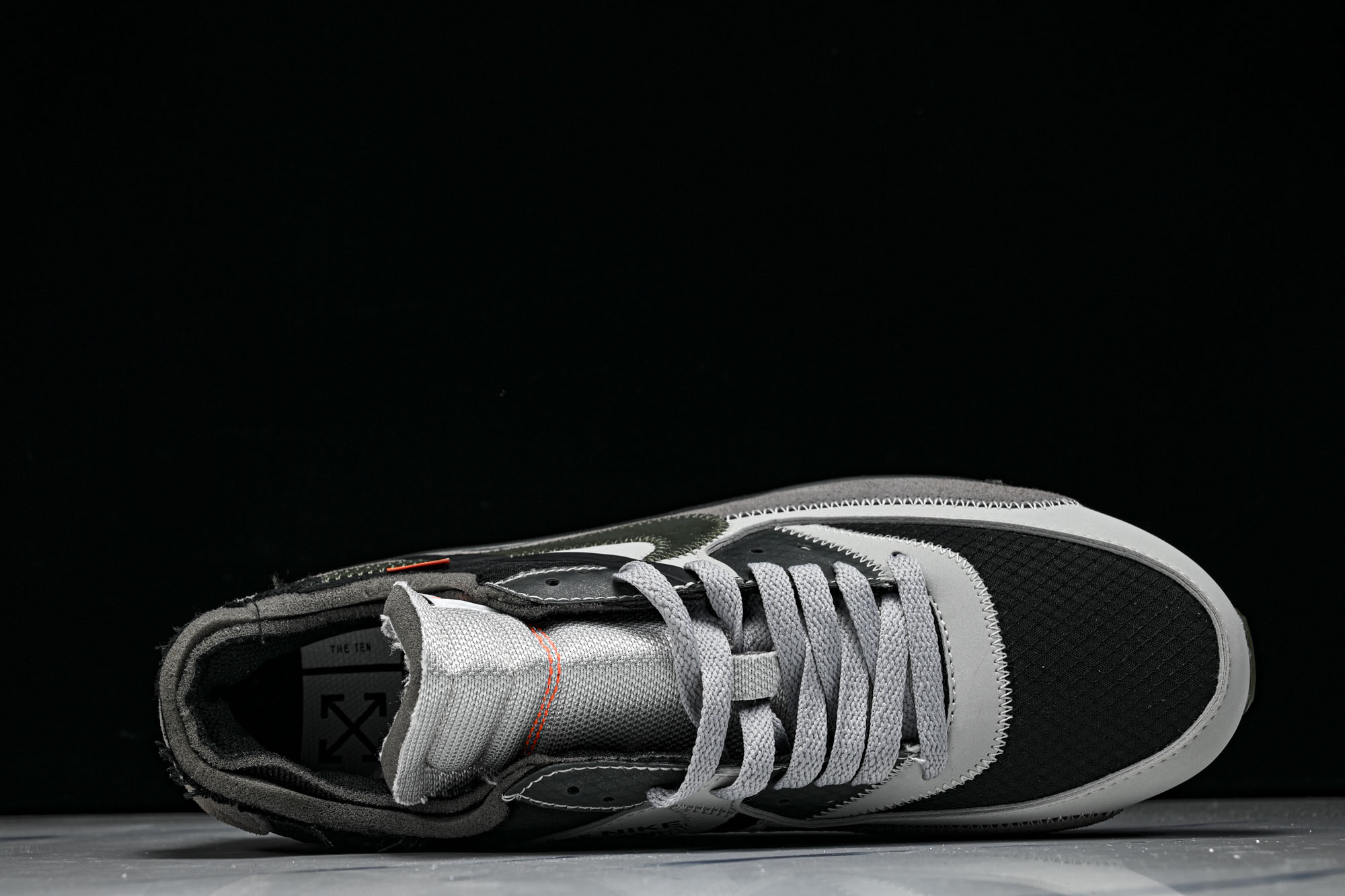 NIKE x OFF-WHITE AIR MAX 90 OW 联名沙漠跑鞋 AA7293-001 尺寸 40 40.5 