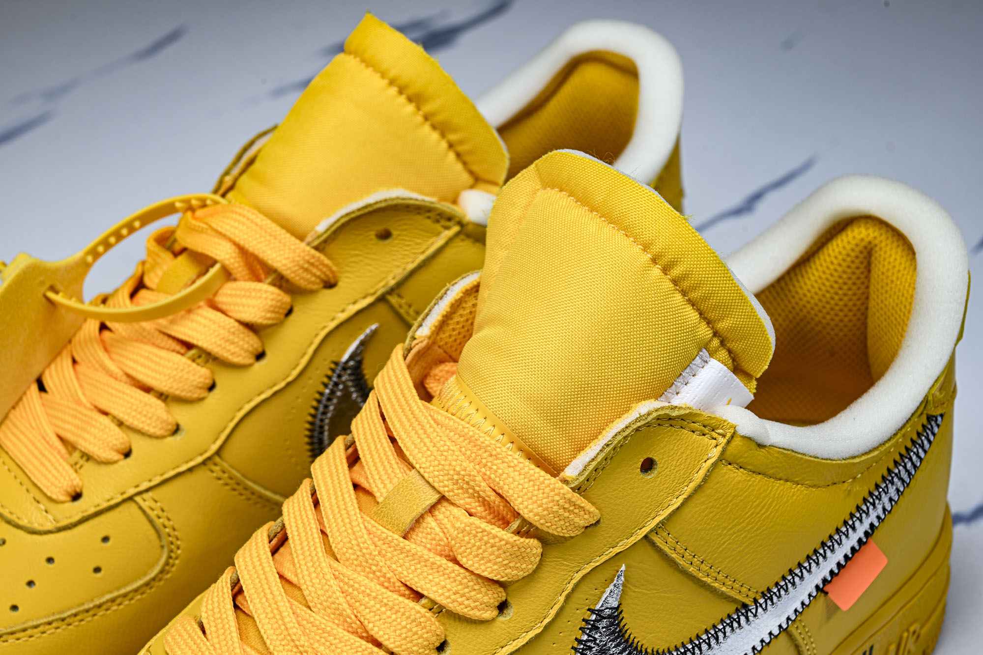Off-White x Nike Air Force 1 Low AF1 金银 黄色DD1876-700 36 36.5