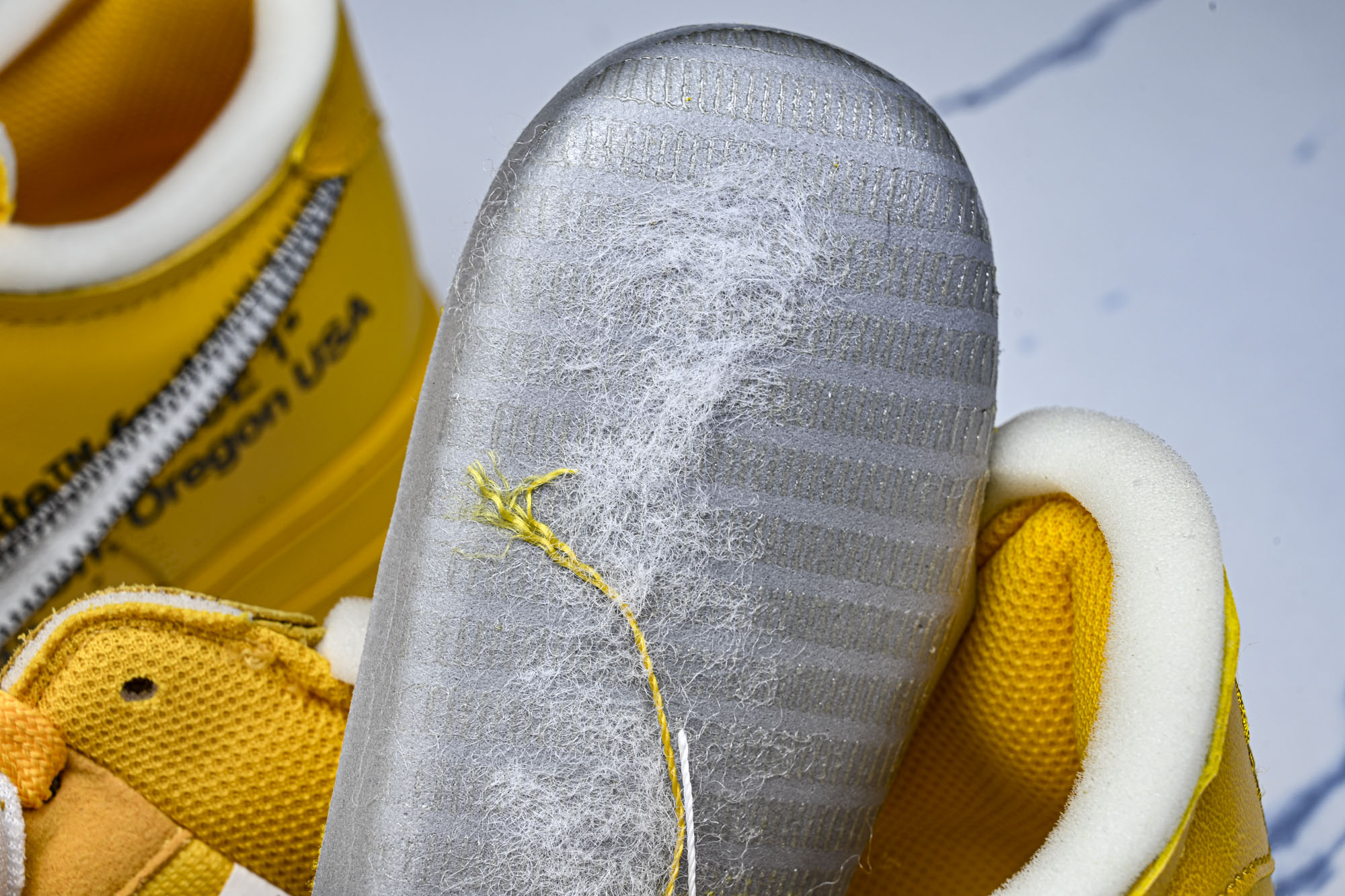 Off-White x Nike Air Force 1 Low AF1 金银 黄色DD1876-700 36 36.5