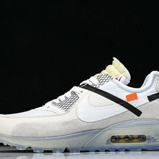 Off-White x NIKE Air Max 90 气垫慢跑鞋“OFF-WHITE 白灰冰蓝底” AA7293-10 Off-White x NIKE Air Max 90 气垫慢跑鞋“OFF-WHITE 白灰冰蓝底” AA7293-10