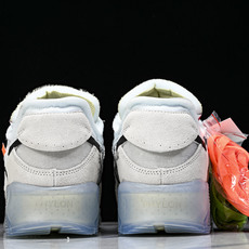 Off-White x NIKE Air Max 90 气垫慢跑鞋“OFF-WHITE 白灰冰蓝底” AA7293-10 Off-White x NIKE Air Max 90 气垫慢跑鞋“OFF-WHITE 白灰冰蓝底” AA7293-10