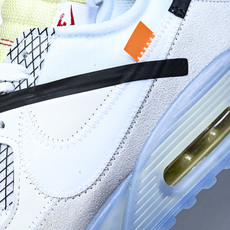 Off-White x NIKE Air Max 90 气垫慢跑鞋“OFF-WHITE 白灰冰蓝底” AA7293-10 Off-White x NIKE Air Max 90 气垫慢跑鞋“OFF-WHITE 白灰冰蓝底” AA7293-10