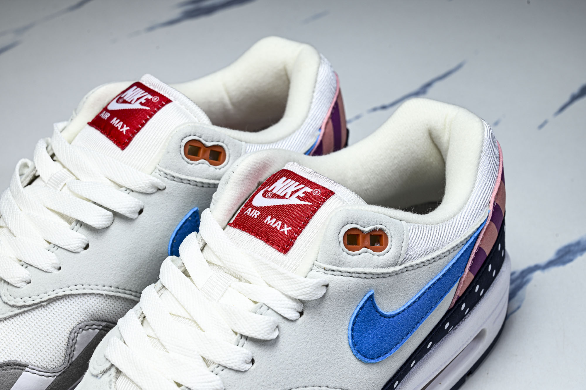 Parra x NK Air Max 1 白粉拼接 AT3057-100 尺寸36 36.5 37.5 38 38.5 
