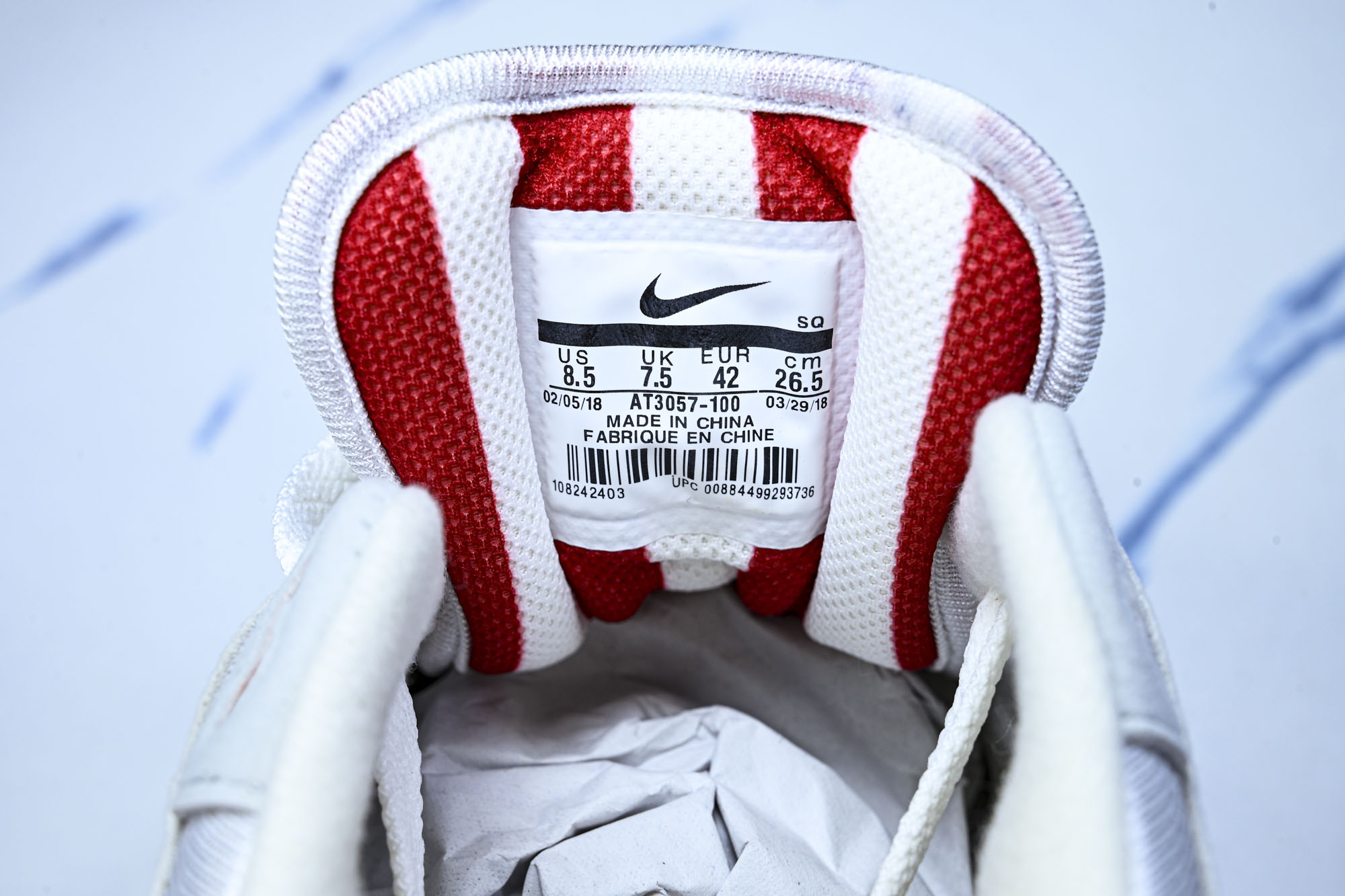 Parra x NK Air Max 1 白粉拼接 AT3057-100 尺寸36 36.5 37.5 38 38.5 