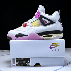 Air Jordan 4 AJ4 漫画白黑粉色 男鞋篮球鞋JA1135 100 尺码40 40.5 41 42 42.5 Air Jordan 4 AJ4 漫画白黑粉色 男鞋篮球鞋JA1135 100 尺码40 40.5 41 42 42.5
