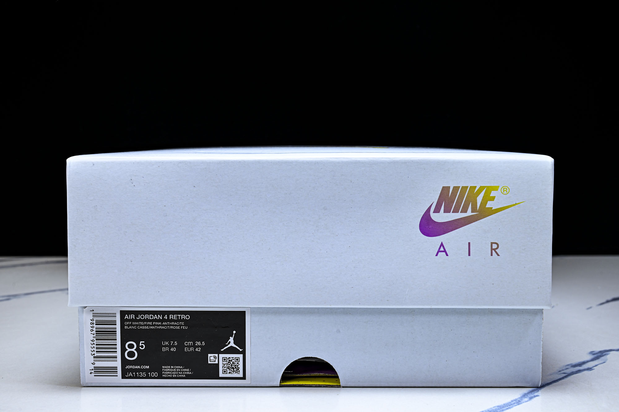 Air Jordan 4 AJ4 漫画白黑粉色 男鞋篮球鞋JA1135 100 尺码40 40.5 41 42 42.5 Air Jordan 4 AJ4 漫画白黑粉色 男鞋篮球鞋JA1135 100 尺码40 40.5 41 42 42.5