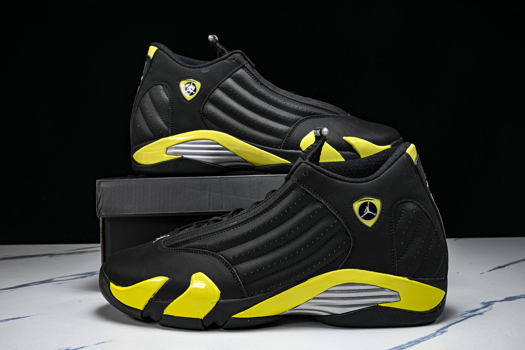 Air Jordan 14 Retro _Thunder_ AJ14 乔14法拉利黑黄 -070 尺码 40 40.5 Air Jordan 14 Retro _Thunder_ AJ14 乔14法拉利黑黄 -070 尺码 40 40.5