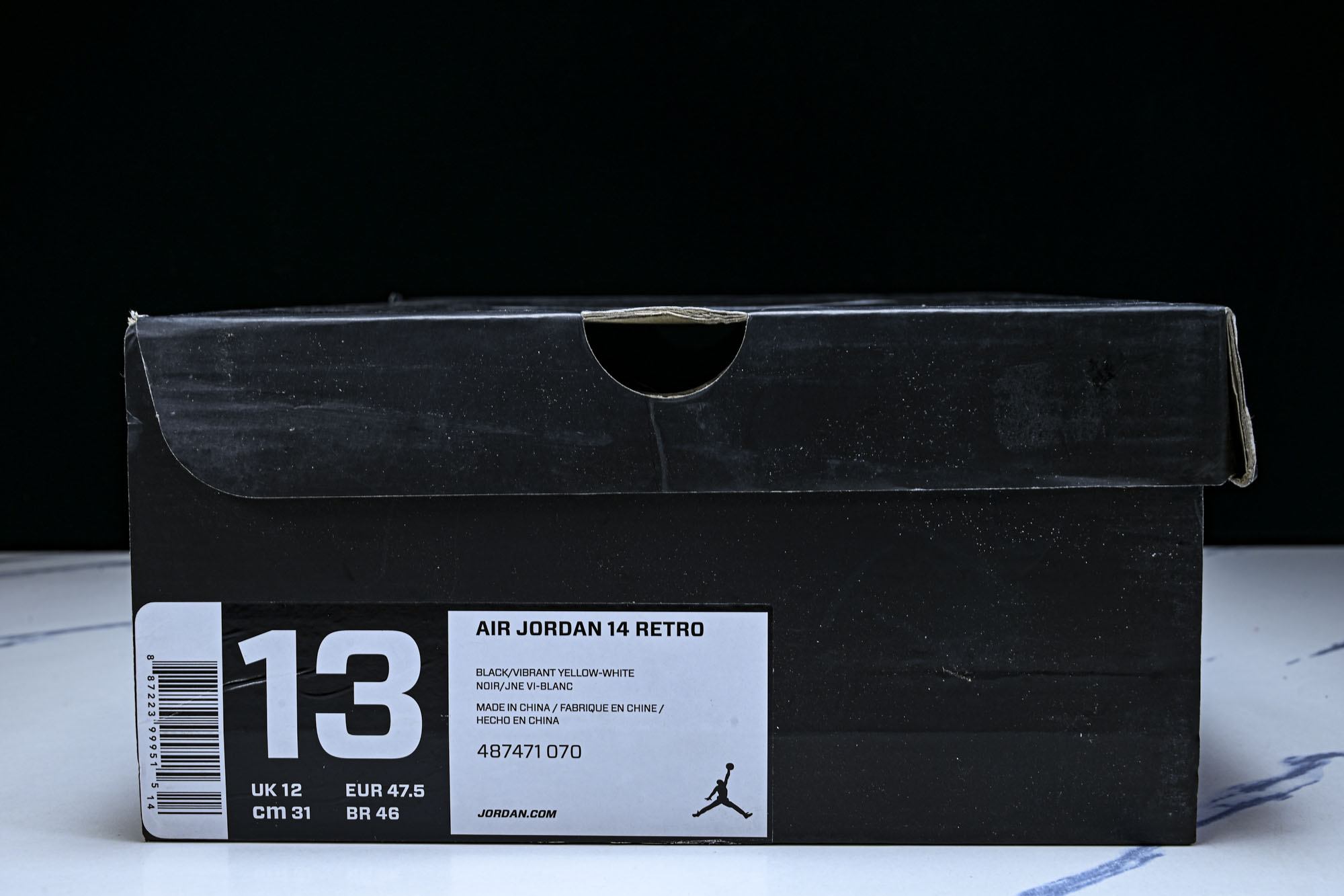 Air Jordan 14 Retro _Thunder_ AJ14 乔14法拉利黑黄 -070 尺码 40 40.5 Air Jordan 14 Retro _Thunder_ AJ14 乔14法拉利黑黄 -070 尺码 40 40.5