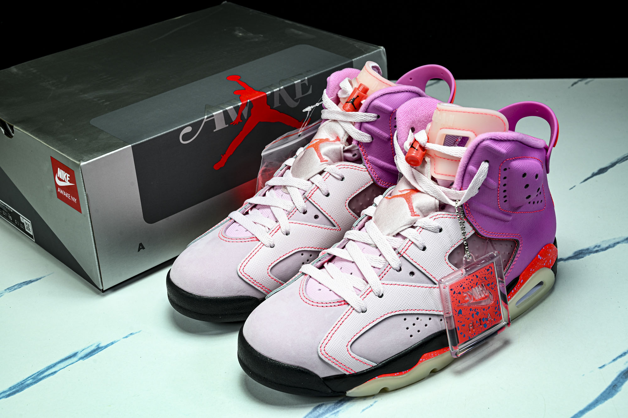 Awake NY x Air Jordan 6 _Playful Pink_ AJ6 乔6俏皮粉 IQ5706-600 Awake NY x Air Jordan 6 _Playful Pink_ AJ6 乔6俏皮粉 IQ5706-600