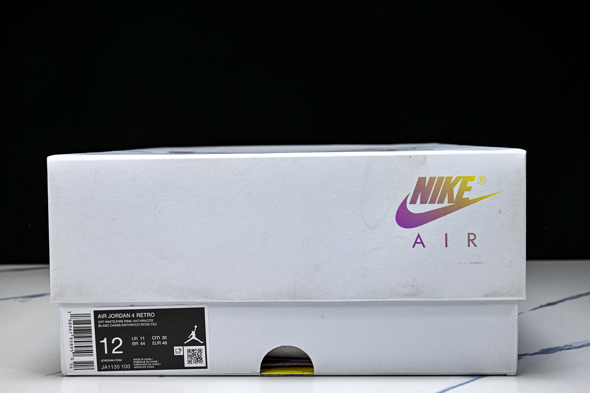 Air Jordan 4 AJ4 漫画白黑粉色 男鞋篮球鞋JA1135 100 尺寸 40 40.5 41 42 42.