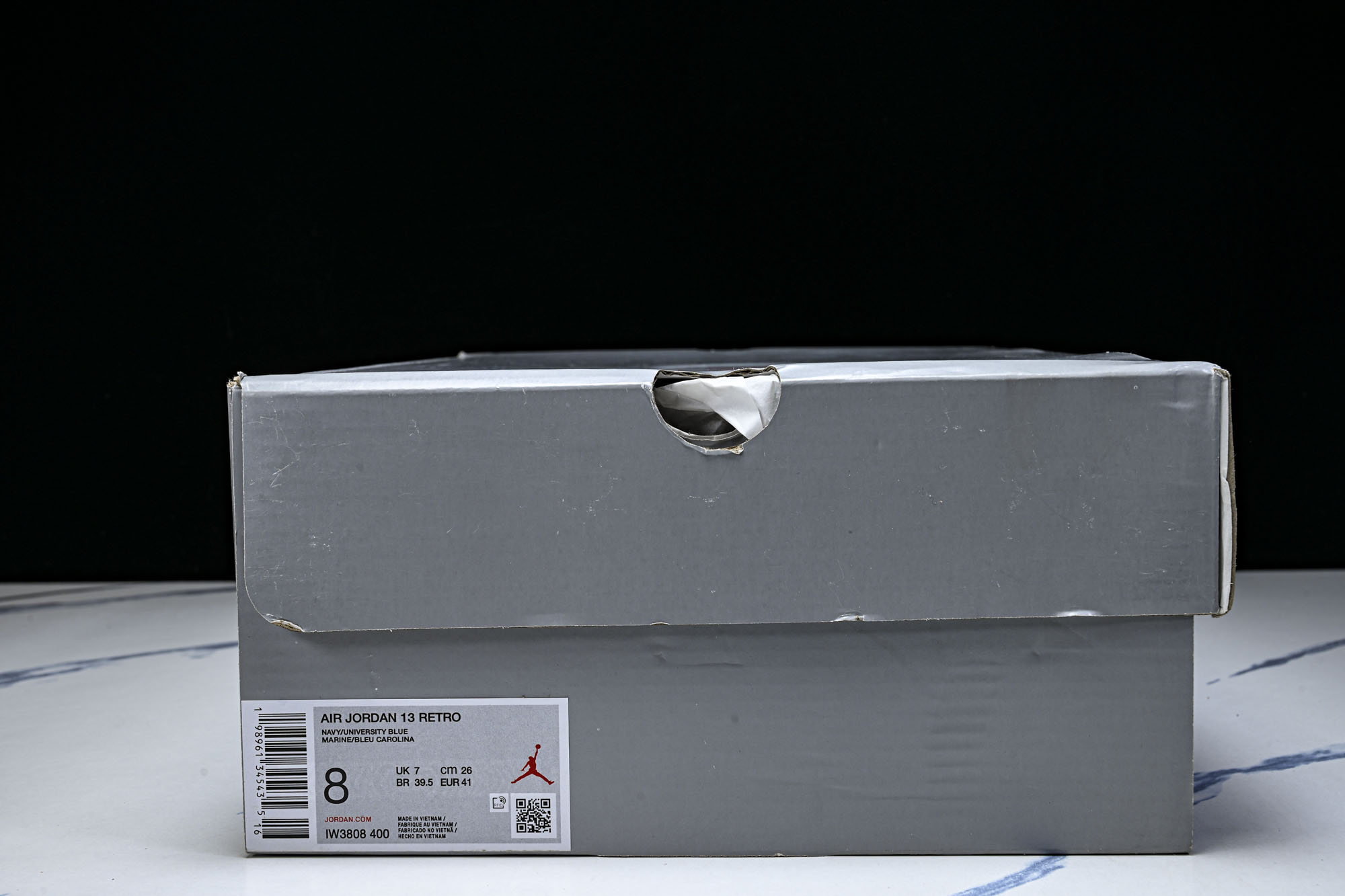 Air Jordan 13 AJ13 GIGI 真标真碳 海军蓝 男款复古实战篮球鞋 IW3808-400 尺码40 4 Air Jordan 13 AJ13 GIGI 真标真碳 海军蓝 男款复古实战篮球鞋 IW3808-400 尺码40 4