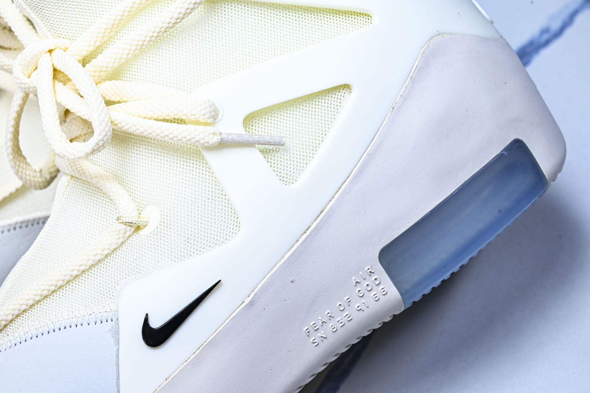 Nike Air Fear Of God 1 FOG 联名高街 白皮AR4237-100 尺寸40 40.5 41 42