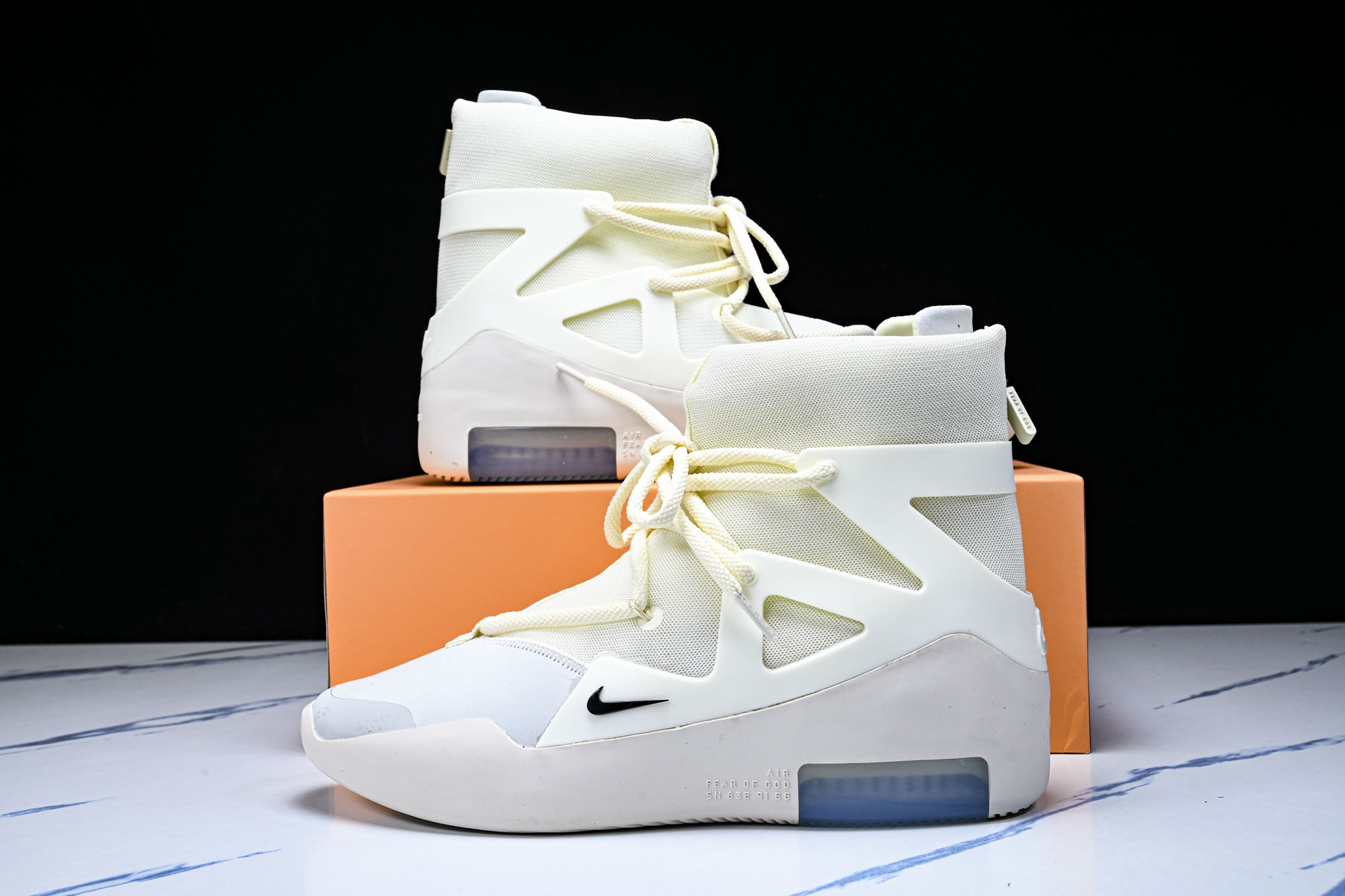 Nike Air Fear Of God 1 FOG 联名高街 白皮AR4237-100 尺寸40 40.5 41 42