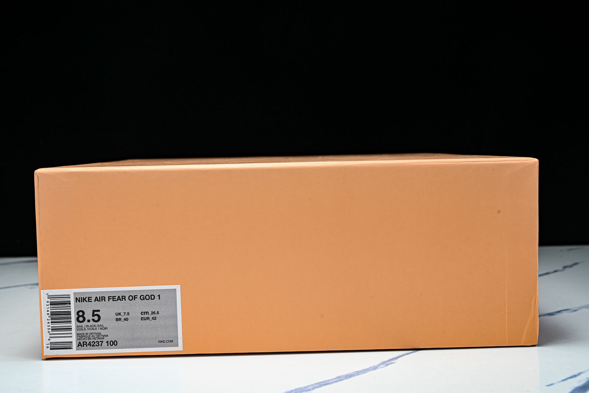 Nike Air Fear Of God 1 FOG 联名高街 白皮AR4237-100 尺寸40 40.5 41 42