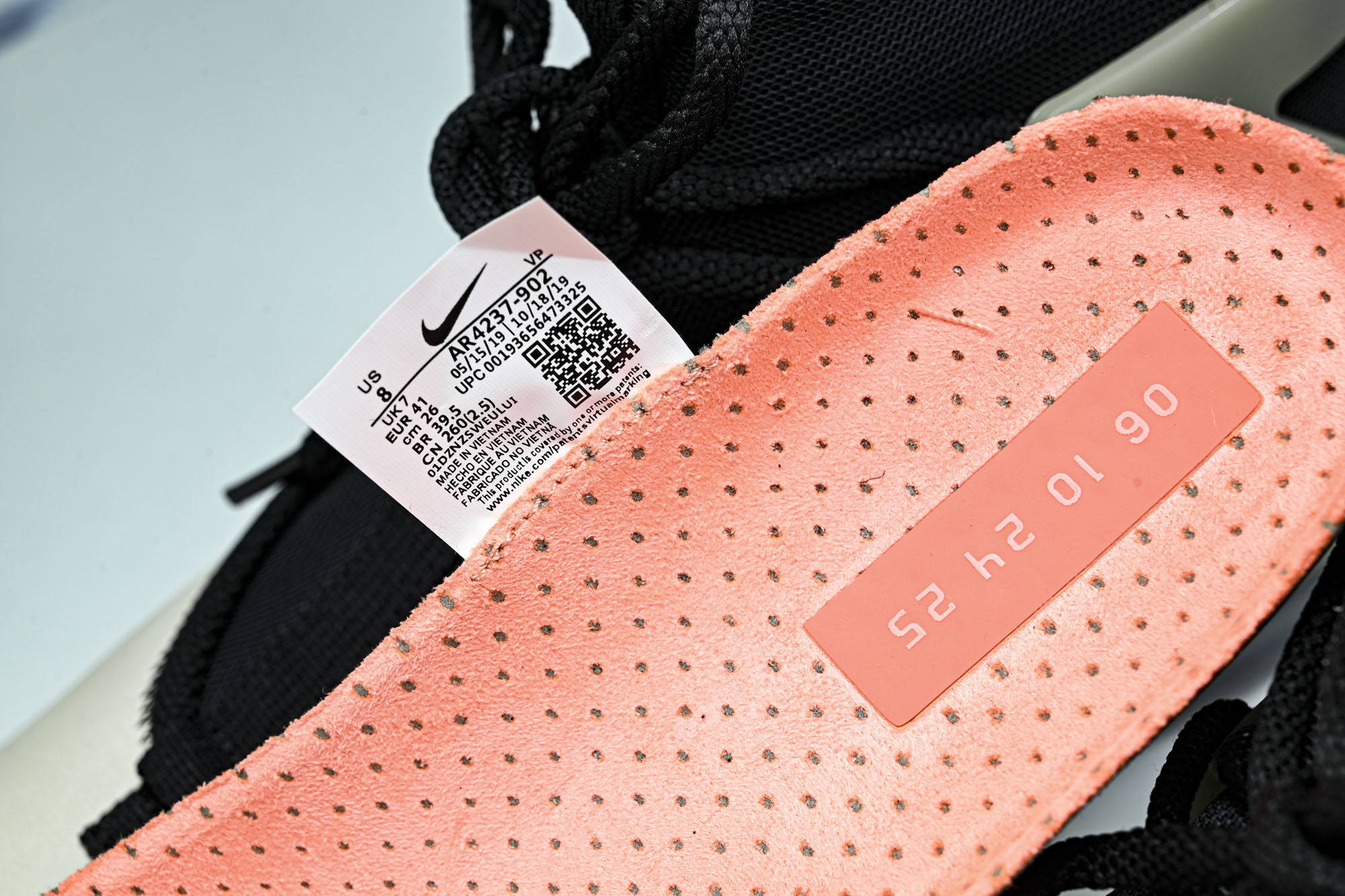 Nike Air Fear Of God 1 FOG 联名高街 黑麦 AR4237-902 尺寸40 40.5 41 4 Nike Air Fear Of God 1 FOG 联名高街 黑麦 AR4237-902 尺寸40 40.5 41 4