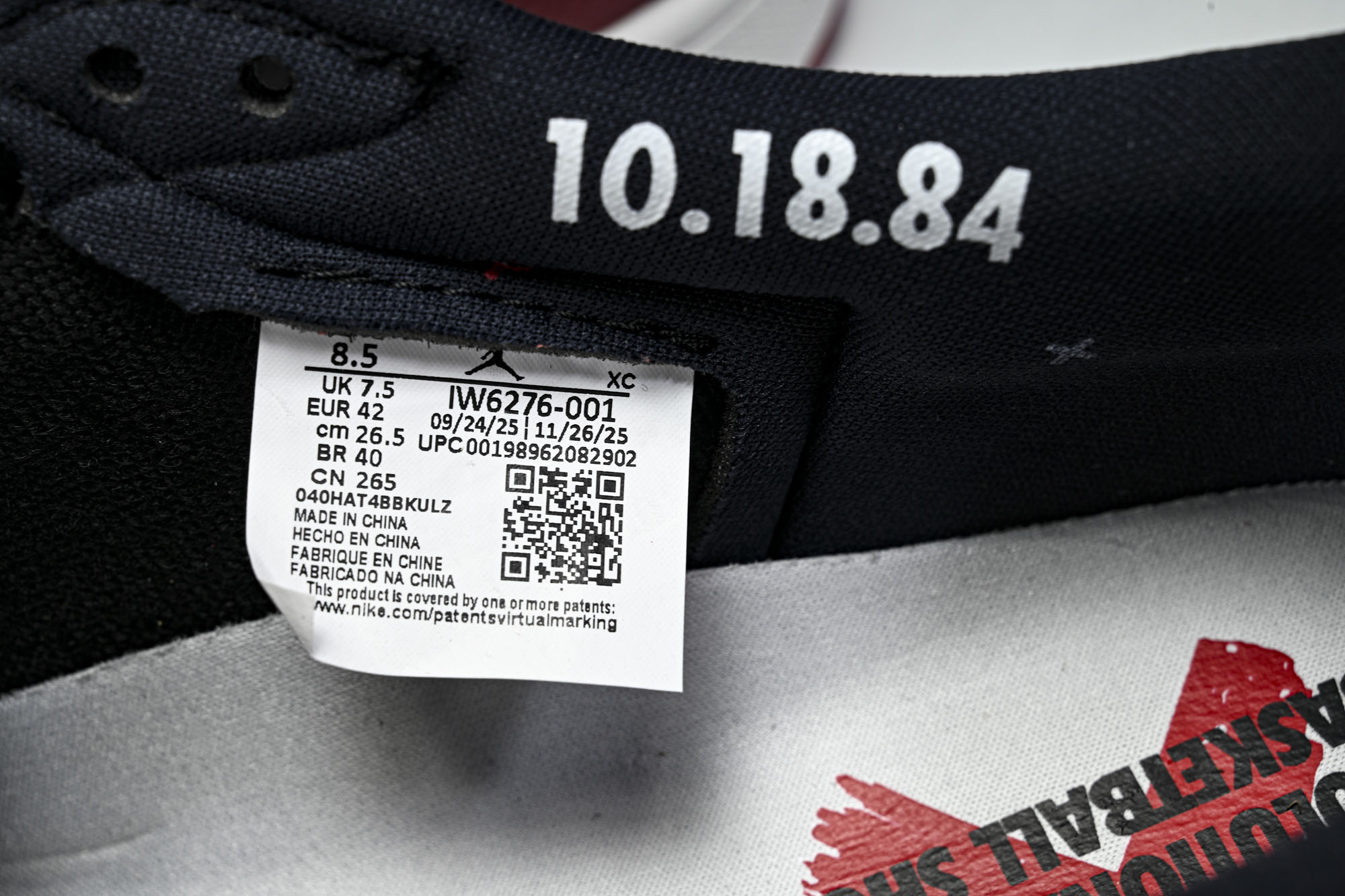 纯原Air Jordan 1 Low _Banned_ AJ1 乔1黑红禁穿XX 低帮文化休闲板鞋 IW6276-001 纯原Air Jordan 1 Low _Banned_ AJ1 乔1黑红禁穿XX 低帮文化休闲板鞋 IW6276-001
