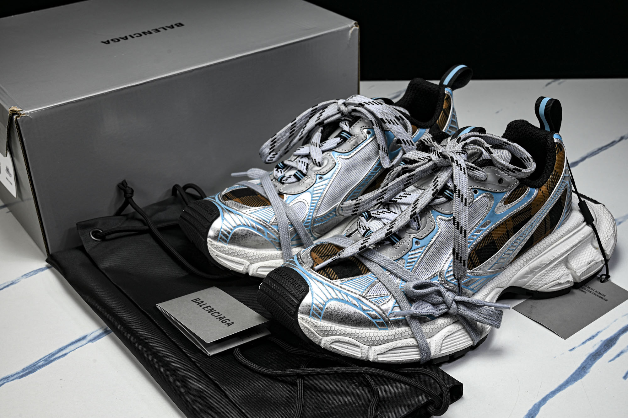 Balenciaga 3XL Gel 官方同步 巴黎世家 十代潮流跑鞋 W3XMM4210 #YZ009-3 35 36
