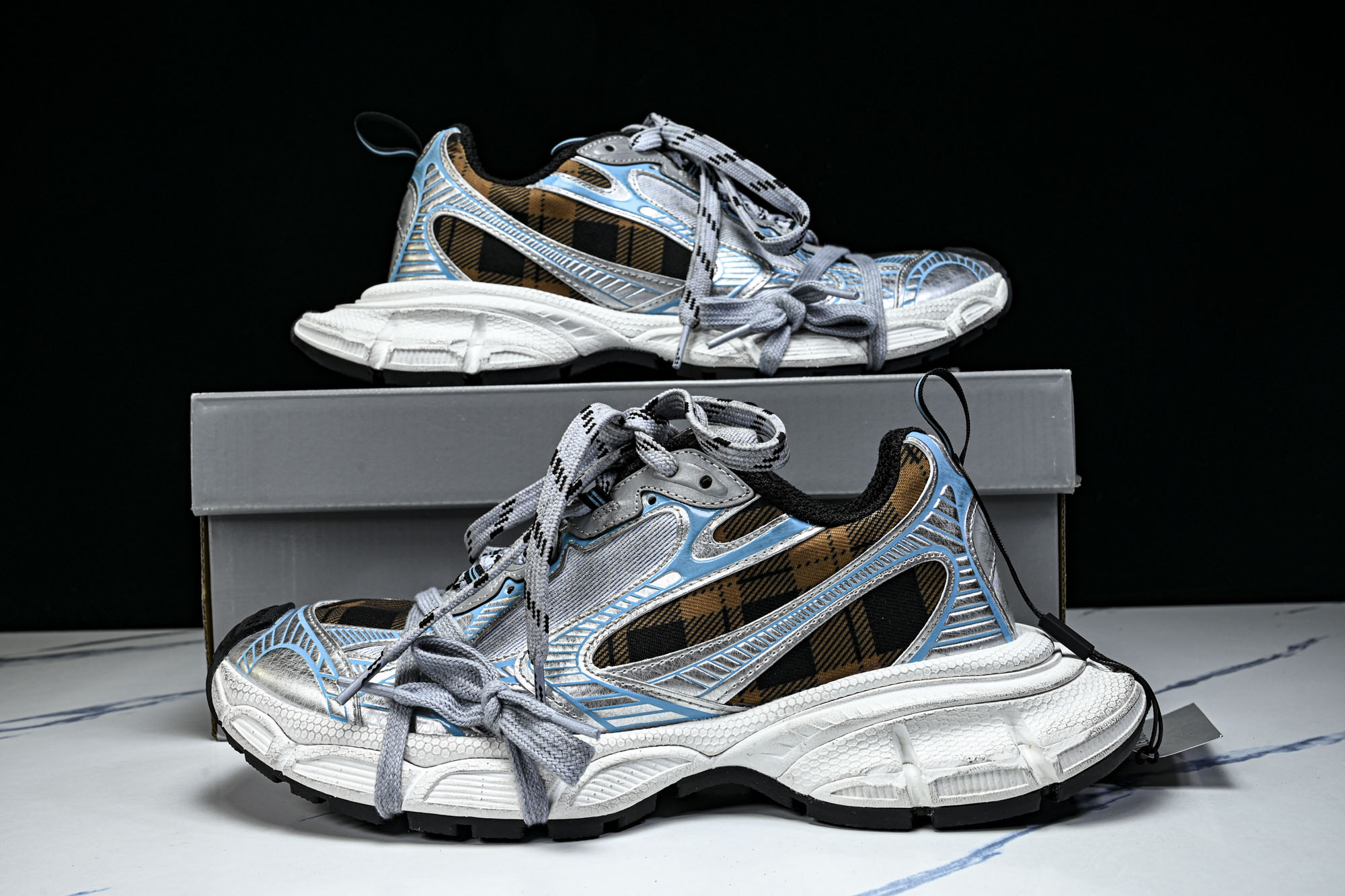 Balenciaga 3XL Gel 官方同步 巴黎世家 十代潮流跑鞋 W3XMM4210 #YZ009-3 35 36