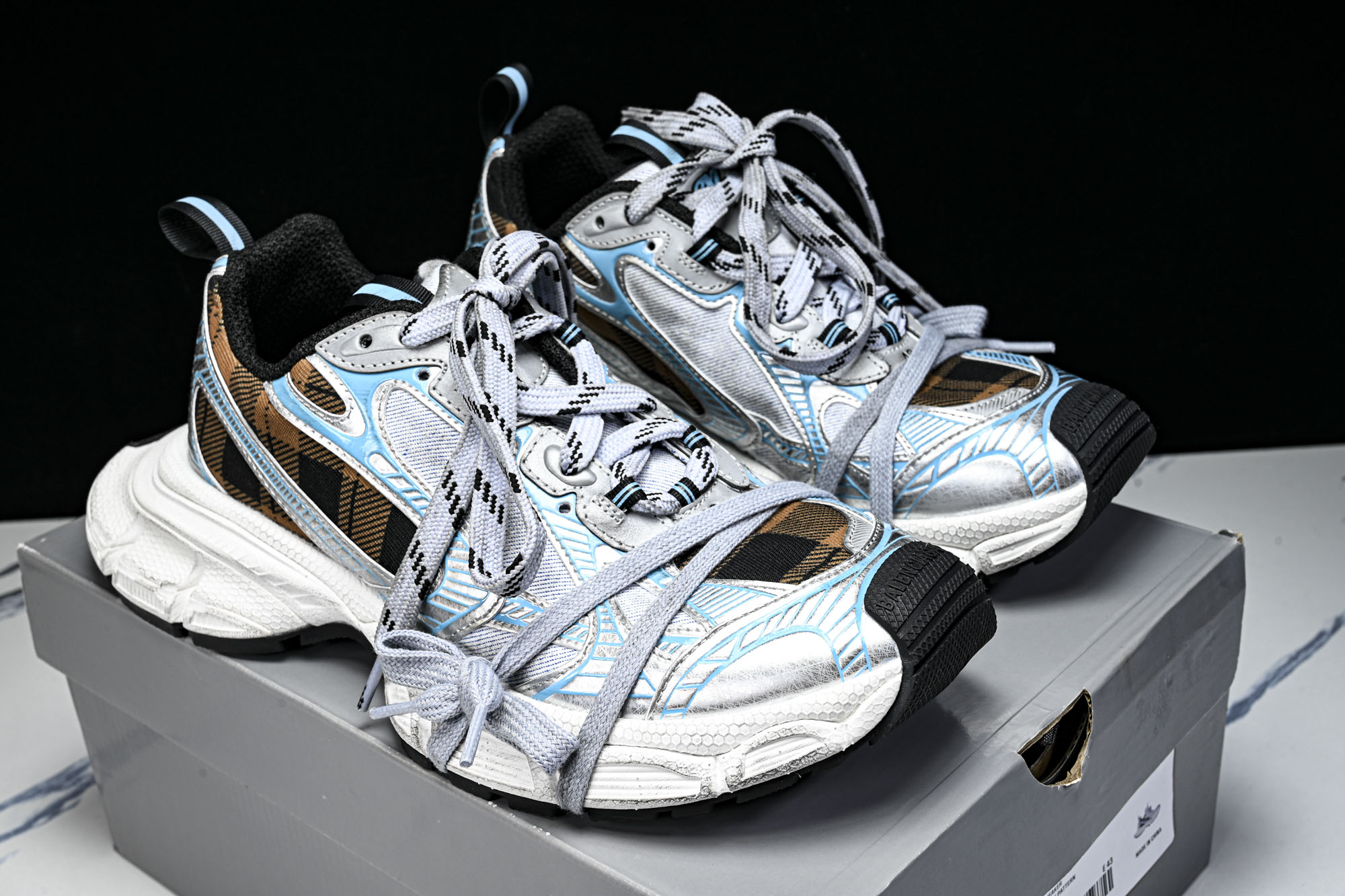 Balenciaga 3XL Gel 官方同步 巴黎世家 十代潮流跑鞋 W3XMM4210 #YZ009-3 35 36