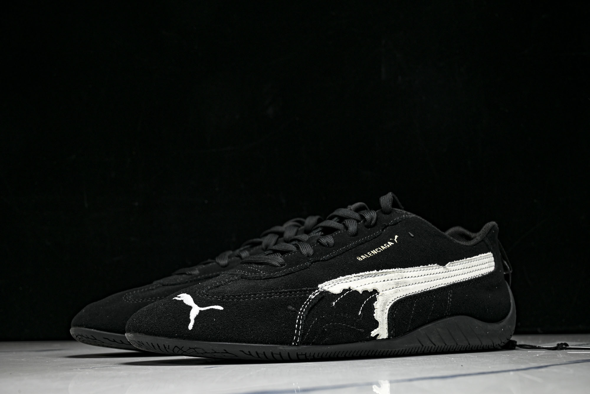 纯原 PUMA_彪马 x Balenciaga巴黎世家 Speedcat 牛皮绒面革 圆头做旧 02 #YZ026 纯原 PUMA_彪马 x Balenciaga巴黎世家 Speedcat 牛皮绒面革 圆头做旧 02 #YZ026