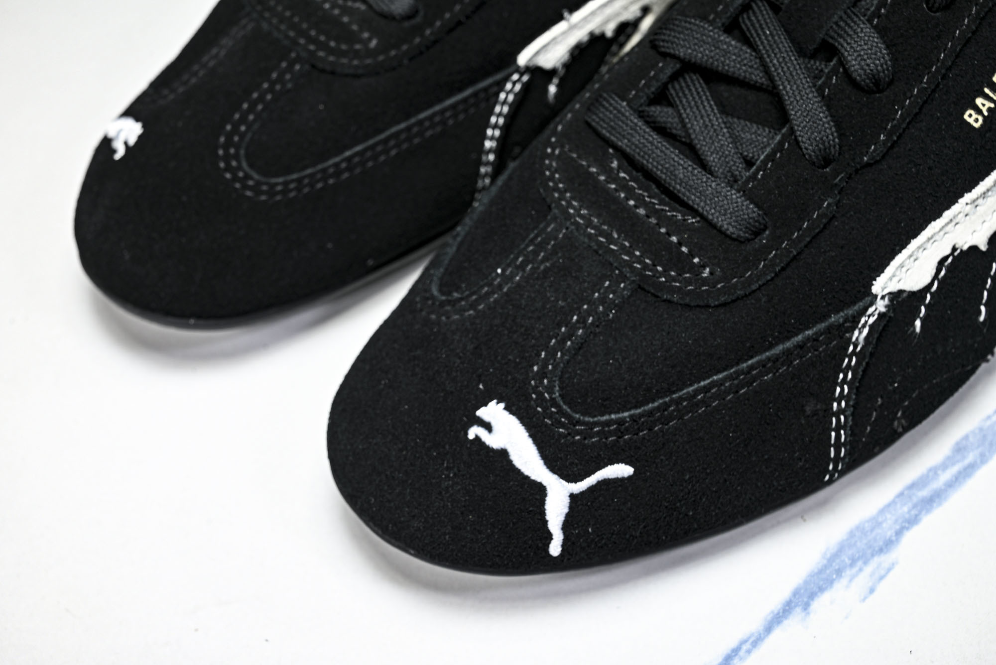 纯原 PUMA_彪马 x Balenciaga巴黎世家 Speedcat 牛皮绒面革 圆头做旧 02 #YZ026 纯原 PUMA_彪马 x Balenciaga巴黎世家 Speedcat 牛皮绒面革 圆头做旧 02 #YZ026