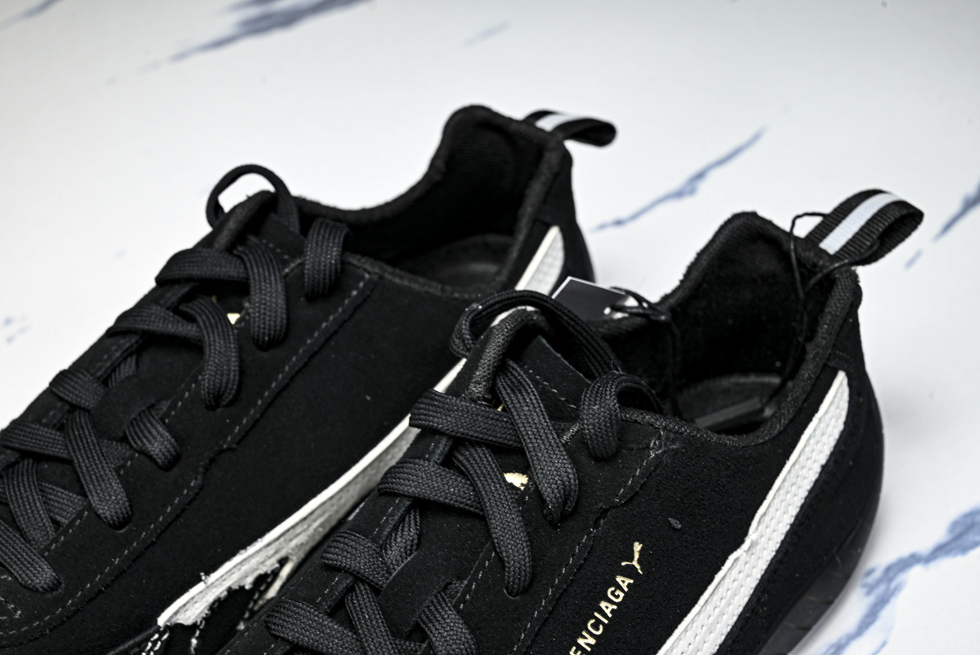 纯原 PUMA_彪马 x Balenciaga巴黎世家 Speedcat 牛皮绒面革 圆头做旧 02 #YZ026 纯原 PUMA_彪马 x Balenciaga巴黎世家 Speedcat 牛皮绒面革 圆头做旧 02 #YZ026