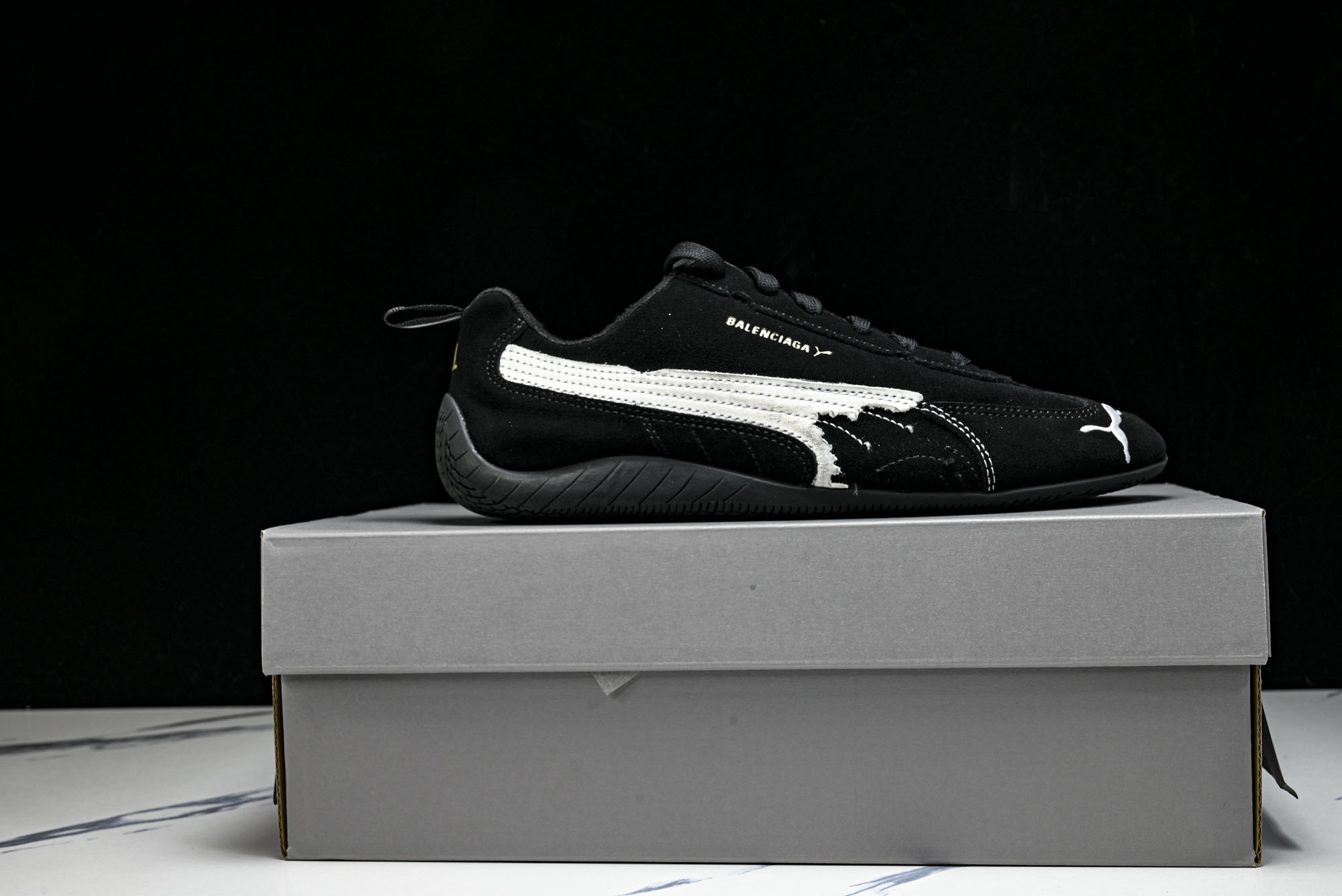 纯原 PUMA_彪马 x Balenciaga巴黎世家 Speedcat 牛皮绒面革 圆头做旧 02 #YZ026 纯原 PUMA_彪马 x Balenciaga巴黎世家 Speedcat 牛皮绒面革 圆头做旧 02 #YZ026